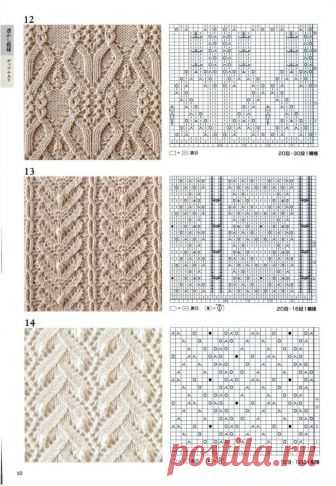 Узоры спицами схемы и описание (УЗОРЫ СПИЦАМИ) Из кники Knitting Pattern Book 260 by Hitomi Shida 2015 //pagead2.googlesyndication.com/pagead/js/adsbygoogle.js (adsbygoogle = window.adsbygoogle || []).push({}); //pagead2.googlesyndication.com/p…