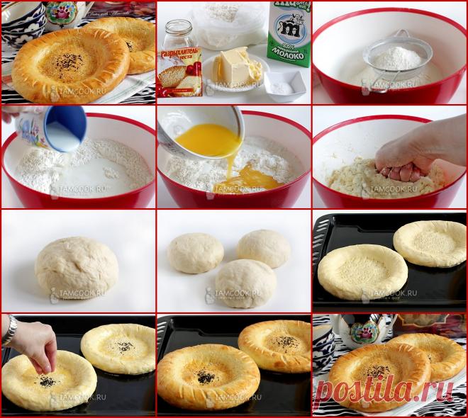 ЛЕПЕШКИ БЕЗ ДРОЖЖЕЙ

Мука пшеничная - 1 кг

Молоко - 500 мл

Жир бараний растопленный - 40 г

Масло сливочное - 170 г

Разрыхлитель - 2 ч.л.

Соль - 2 ч.л.

Кунжут

Яйцо - для смазки