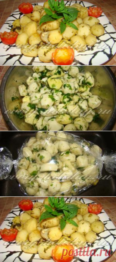 Печеный картофель в духовке