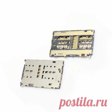 Гибридный коннектор на две нано SIM карты и MicroSD карты памяти для Xiaomi Mi 5X, Redmi Note 5, 5 Plus, Mi A1, Mi Max 3 (двойной считыватель, сокет флешки, держатель).