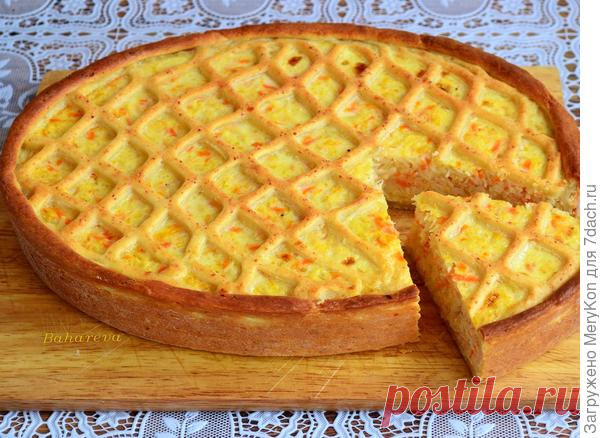 Пирог с капустой. Пирог с капустой.

Друзья мои, делюсь с вами рецептом своего любимого пирога с капустой.Нежная начинка этого пирога идеально сочетается с творожным тестом. Именно такое сочетание делает вкус капусты о…