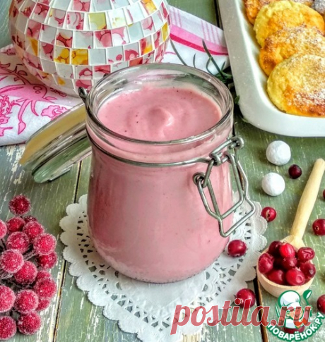 Клюквенный заварной соус – кулинарный рецепт