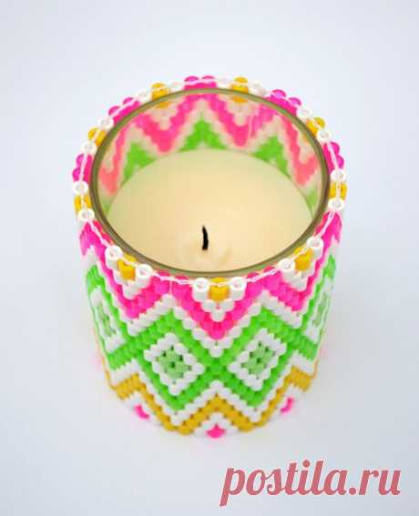 &quot;Подсвечник&quot; - Бисероплетение