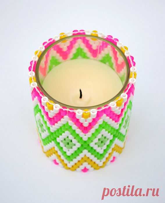 "Подсвечник" - Бисероплетение