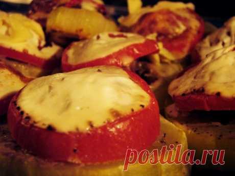 Фаршированные кольца из кабачков