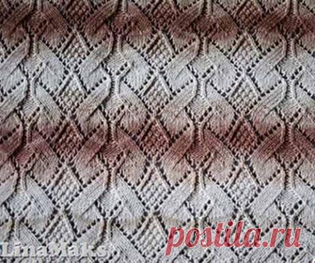 Интересный узор для пледа и не только