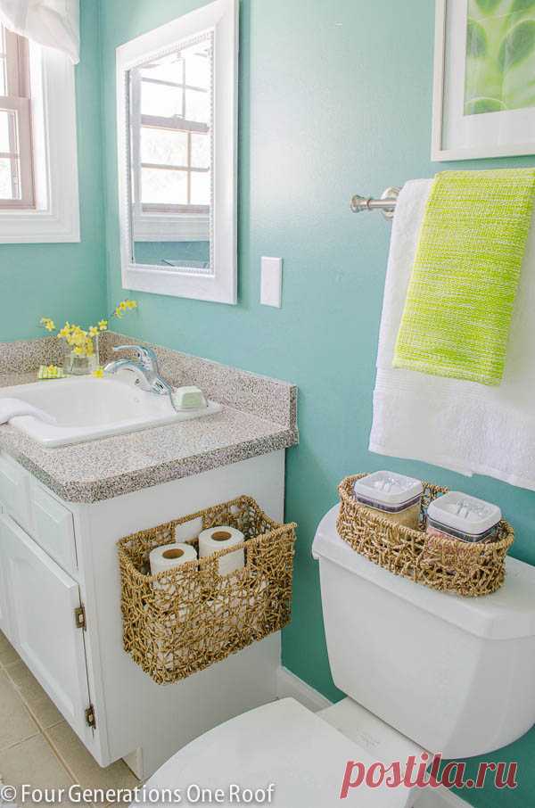 35 Bathroom Organization hacks! - A girl and a glue gun