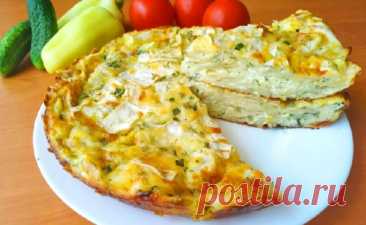 Сырный пирог без заморочек с тестом — Домашняя кулинария