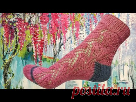 Красивые носочки. Спицами.#2024