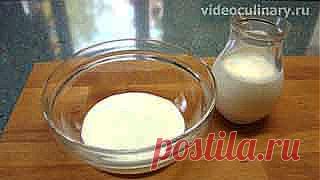 Домашняя сметана - Видеокулинария.рф - видео-рецепты Бабушки Эммы | Видеокулинария.рф - видео-рецепты Бабушки Эммы