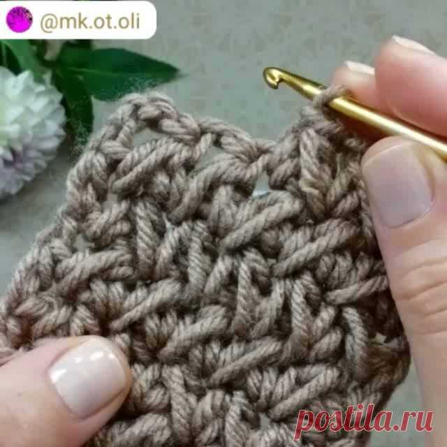 Sophy Crochê в Instagram: «Mais um ponto lindo 💓👏🔝 🍃 RepostSave @mk.ot.oli ・・・ Доброе утро 😍 Девочки, напишите пожалуйста нужна ли схема к этому узору ? По мне так он…»