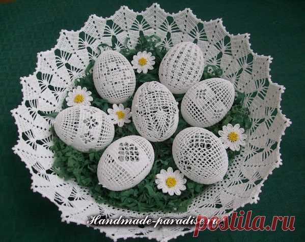 Схемы обвязки крючком пасхальных яиц - Handmade-Paradise