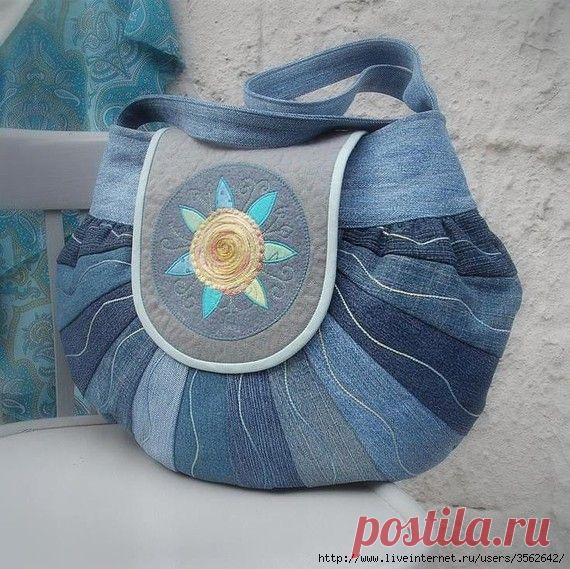 Джинсово-рукодельный мир.Сумки..