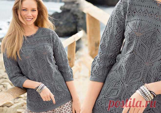 Осень близко: вяжем нарядные джемперы и пуловеры спицами | Paradosik_Handmade | Яндекс Дзен