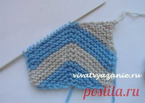 Как вязать по диагонали спицами: подробный МК