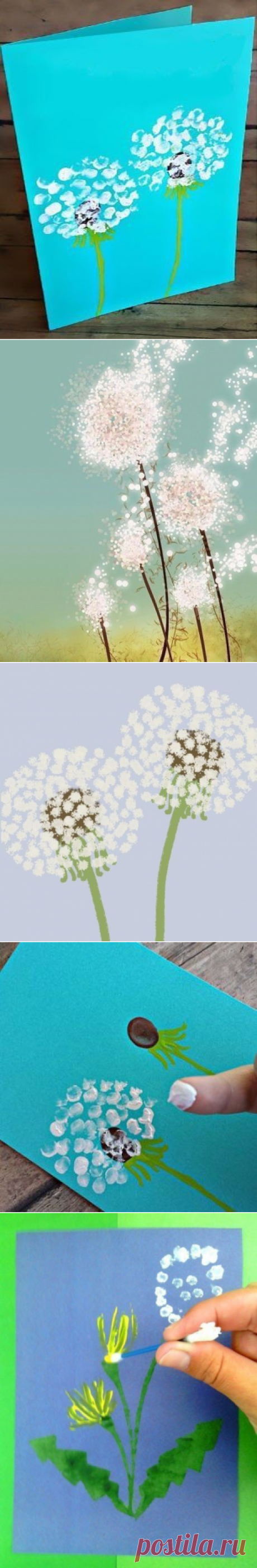 Одуванчик — Поделки с детьми