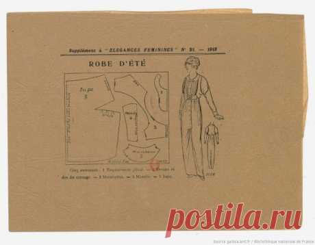Выкройки женской одежды 1910-1920 гг (подборка) Модная одежда и дизайн интерьера своими руками