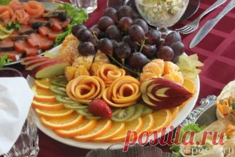 Красивая нарезка фруктов: идеи с фото для вдохновения! | 8 Ложек