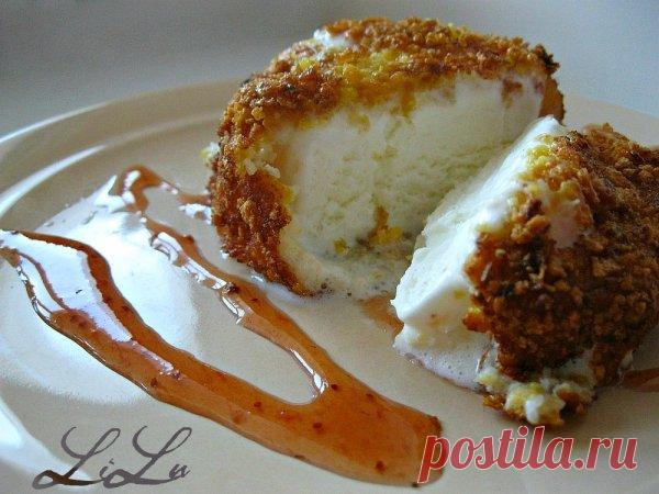 Жареное мороженое рецепт с фото