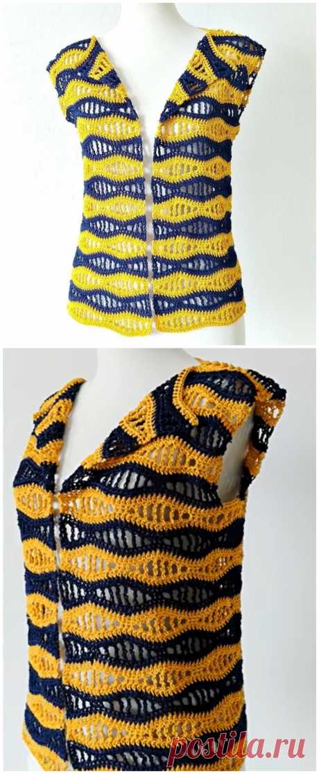 How To Crochet Summer Vest - Crochet Ideas