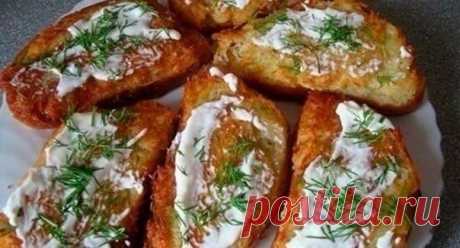 ГОРЯЧИЕ БУТЕРБРОДЫ С КАРТОФЕЛЕМ