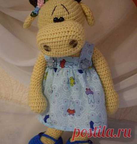 Мастер-класс вязаная Коровка Бони - вязанная крючком - на HandMade-Gifts.ru