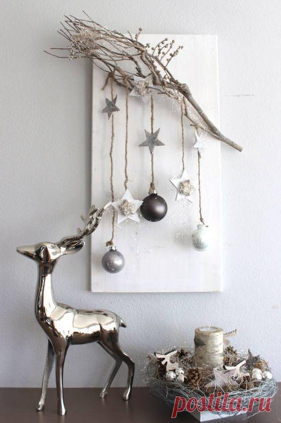 Альтернатива ялинці: прикрашаємо сухі гілки та деревця | Ідеї декору