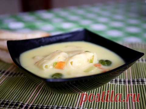 Суп с сырными рулетиками. ОЧЕНЬ ВКУСНО!