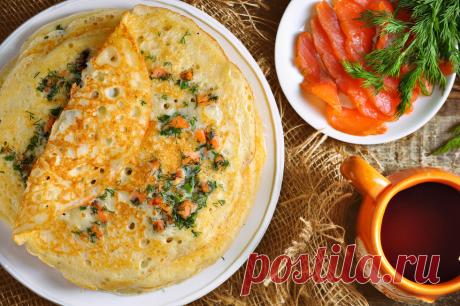 5 рецептов блинов с припёком