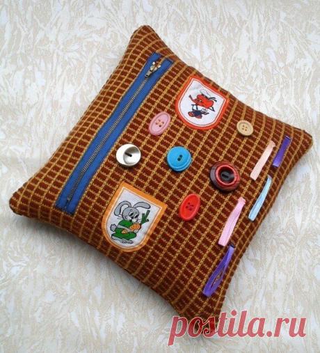 Как просто и без особых затрат сделать подушку ребенку. | Вязание-моя жизнь и творчество. | Дзен