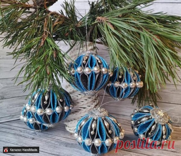 Украшения для ёлки новогодние шары HandMade ручной работы купить в Минске и Беларуси, цены на HandMade