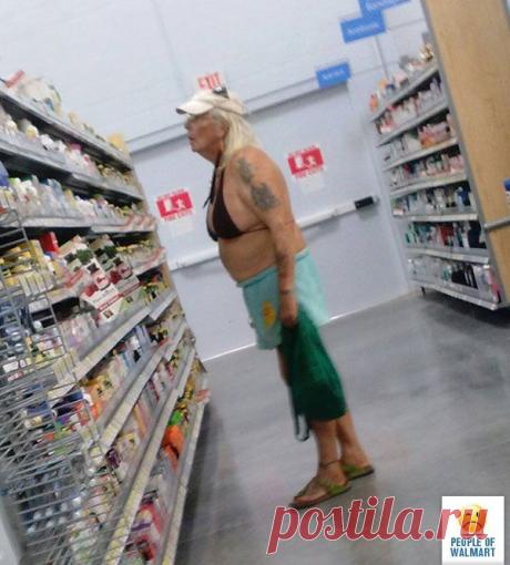 Всё лучшее сразу: безумные наряды посетителей американских супермаркетов