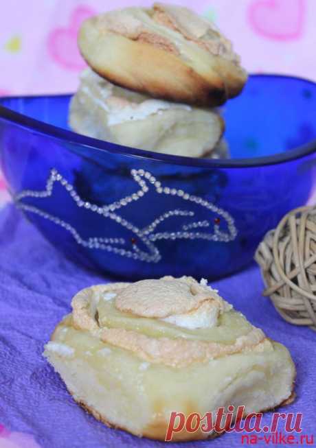 Творожные булочки с безе