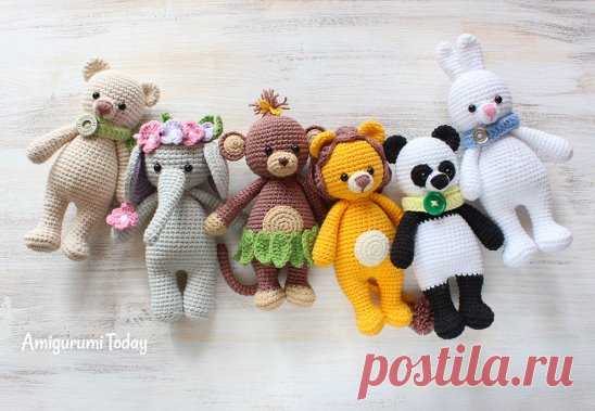 Схемы вязаных игрушек-обнимашек вы можете найти на сайте https://handcraft-studio.com/