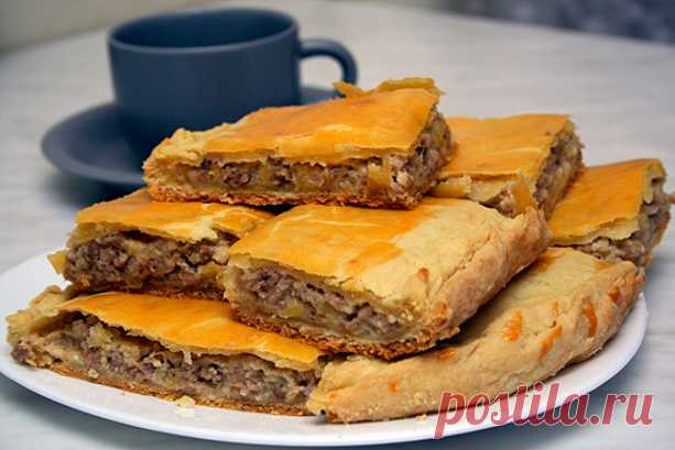 Мясной пирог за 10 минут!!!