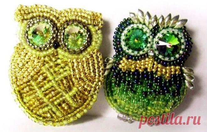 Брошки из бисера своими руками
