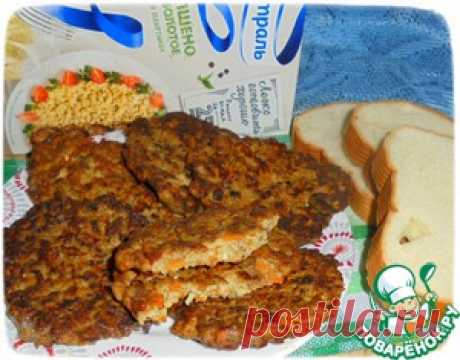 Печеночные лепешки с тыквой и пшеном - кулинарный рецепт