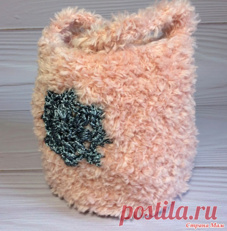 Сумочка для девочки связаная крючком из пряжи YarnArt Mink - Вязание - Страна Мам