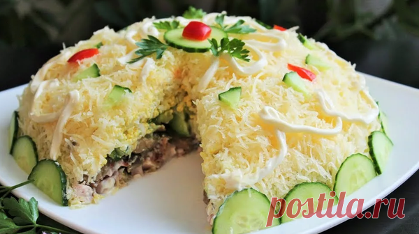 Салат «Курочка-ряба». Вкусный! | вкусный блог | Яндекс Дзен