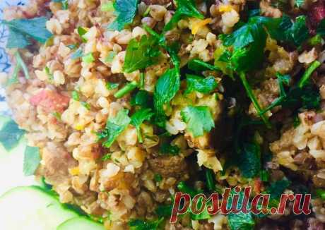 (39) Гречка с мясом и овощами - пошаговый рецепт с фото. Автор рецепта Наталья . - Cookpad
