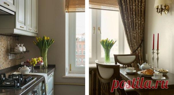 Чтобы квартира понравилась арендаторам, дизайнеры сделали перепланировку, выбрали осеннюю цветовую палитру и укомплектовали интерьер мебелью в классическом стиле. Рассказываем подробности