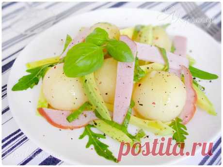 Салат из дыни, авокадо и ветчины, рецепт с фото | Я кулинар