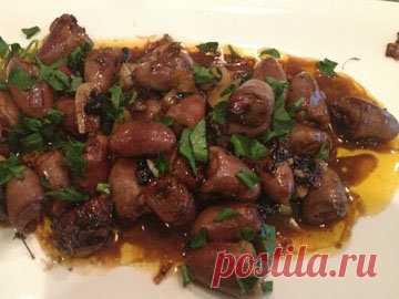 Рецепт приготовления куриных сердечек