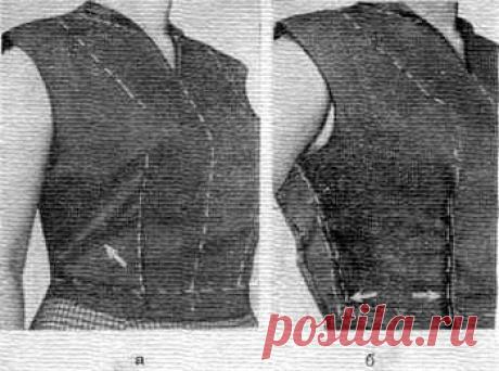 Дефекты блузы, обнаруженные при примерке, и их устранение