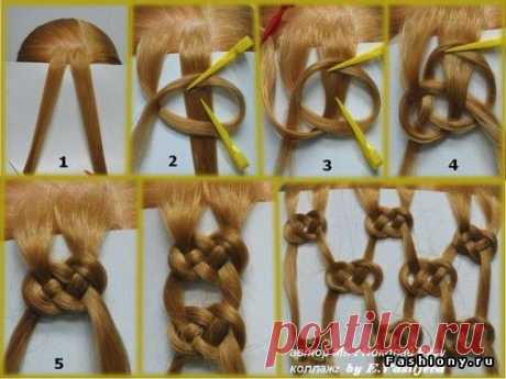 Подборка мк по плетению различных видов косичек со схемами / прически со схемой
