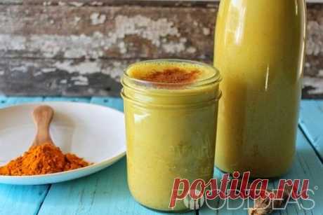 Золотое молоко с куркумой - рецепт приготовления с фото