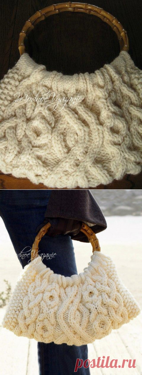 Сумка аранами — Сделай сам, идеи для творчества - DIY Ideas