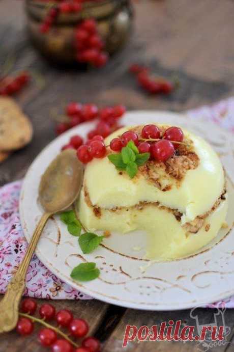 Как приготовить пуддинг со вкусом печенья - рецепт, ингридиенты и фотографии