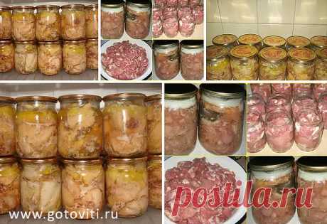 ВКУСНЕЙШАЯ и ПОЛЕЗНЕЙШАЯ Домашняя тушенка. "СТРАННАЯ" за 30 минут! - Готовить Вкусно (ツ)