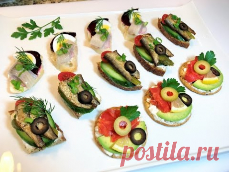 НОВОГОДНЯЯ ПРАЗДНИЧНАЯ ЗАКУСКА  3 вида . Закуски для Фуршета  Просто и вкусно! Appetizer